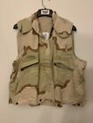 USGI Military PASGT Vest Cover Desert 3-Color Camo SMALL / MEDIUM .
