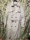 New Military DSCP VALOR COLLECTION Coat All-Weather Trench Coat Size 40L
