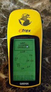 Garmin Yellow Etrex Personal Navigator 12 Channel Handheld GPS Receiver