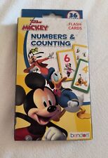 DISNEY Junior Mickey Mouse & Friends Number & Counting Learning Flash Cards NEW!