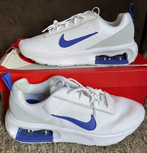 Nike Air Max INTRLK Lite Womens Size 11 Shoes White/Lapis Running Sneakers NEW
