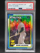 MARK MCGWIRE 2021 Topps All Star Rookie Cup #91 Foil PSA 9 Athletics Exclusive