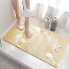 Shower Mat Bathtub Mat Non-Slip, Soft Tub Mat with Drain PVC Loofah Bath Mat NEW