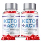 Pro Health Keto Gummies ProHealth Keto ACV  Max Strength (2 Bottles)
