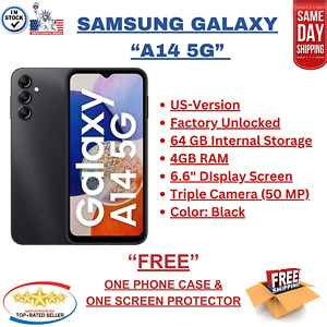 Samsung Galaxy A14 5G-64GB GSM UNLOCKED 4GB RAM Single Sim 6.6
