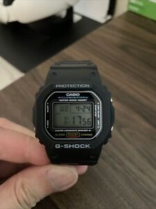 Casio G-shock DW-5600E-1v  (3229) Made In Thailand, Preowned.