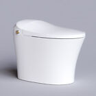 Smart Toilet w/ Auto Flush, Heated Toilet Seat One-Piece Dual Flush Toilet Dryer
