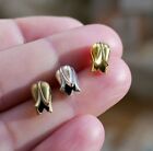 8x Bell Flower Bead Caps Gold/Silver/Bronze End Spacers Metal Beading Supplies