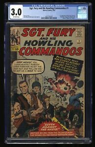 Sgt. Fury and His Howling Commandos (1963) #1 CGC GD/VG 3.0 1st Appearance!