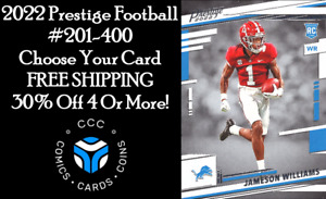2022 Panini Prestige Football #201-400 You Pick Complete Your Set FREE Shipping