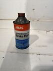 Vintage Atlas Brake Fluid Cone Top Can Gas & Oil
