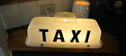 VINTAGE ORIGINAL 1940 - 50's TAXI CAB LIGHTED ROOF TOPPER SIGN MAN CAVE LIGHT
