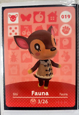 Fauna #019 Animal Crossing Amiibo Card [NA] Mint Condition