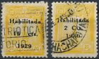 Surcharged: 2c & 15c - Peru 1929/30 - F H - SG 467 & 470