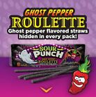 Sour Punch Straws Ghost Pepper Roulette Limited Edition Candy 4.5 oz