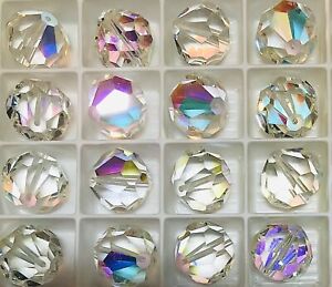 Vintage Swarovski® Crystal Round Beads #5300 - 16mm - Crystal AB - 24 Pieces