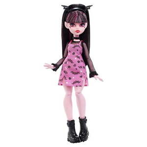 Monster High Draculaura Doll and Beauty Accessories, Goreganizer with Stamp Pen