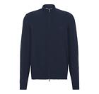 Boss Cardigan Regular Fit Cotton with Logo Embroidered 50466685 Blue
