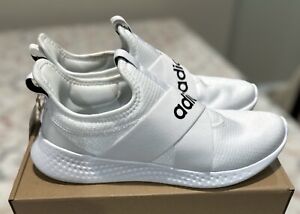 Women's Size 10 Adidas Puremotion Adapt White/Black Casual Athletic Shoes FX7325