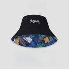 Hawii Style Double Sided Bucket Hat Fisherman Hat Reversible Sun Men Women