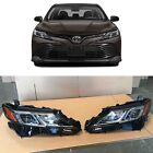 LED Projector Headlight Assembly for 2018 2022 Toyota Camry L LE SE Left Right (For: 2021 Toyota Camry SE)