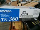 Brand New BROTHER TN-360 OEM Genuine Black Toner Print Cartridge Sealed