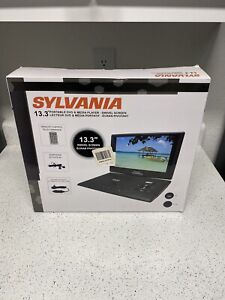 Sylvania SDVD1332 13.3 Portable DVD Player Black With Power Adapter/Remote