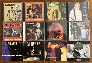 Lot Of 12 Nirvana Music CDs - Instant Collection