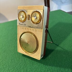 ZENITH ROYAL 500E Transistor Radio - Two Tone, ‘WORKS’ USA