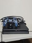 New ListingSony PlayStation 4 Slim PS4 1TB Black Console CUH-2215B w controller and cords