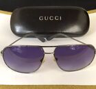 Gucci Sunglasses Aviator Side Logo  Gradient Gray +CASE  156/S 64[]13 135