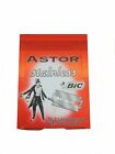 100 BIC Astor Stainless double edge razor blades FREE SHIPPING!