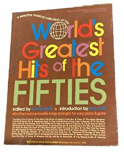 New ListingWorlds Greatest Hits of the Fifties Songbook Sheet Music Organ