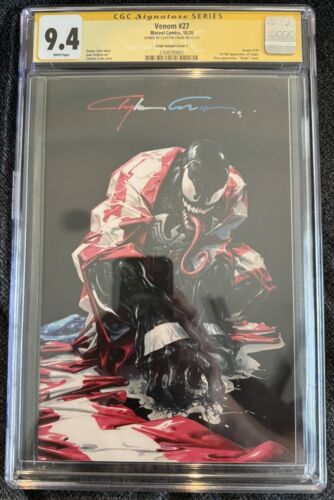 Venom #27 CGC 9.4 Dark Edition Cover C Clayton Crain Signature