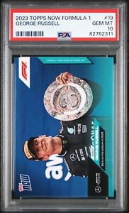 2023 Topps Now Formula One #19 George Russell - PSA 10 GEM MINT