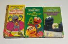Lot of 4 Sesame Street VHS Alphabet Letters Golden Book Sony Super Grover