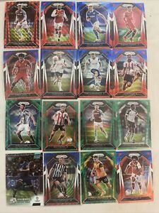 2020-21 PRIZM Soccer EPL Lot - base, parallels, inserts, Rookies 50+ Cards