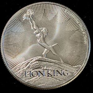 2020 Niue $2 Lion King 1oz .999 Fine Silver