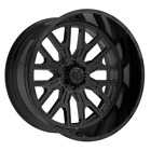 22x12 TIS 560B Gloss Black w/Lip Logo Wheels 6x135/6x5.5 (-44mm) Set of 4