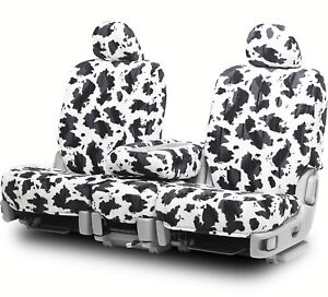 CUSTOM FIT COW VELOUR FRONT SEAT COVERS for the 2015-2018 Chevy Silverado