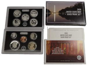 2020 United States Mint Silver Proof Set With W Minted Nickel