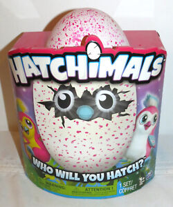 HATCHIMALS New / Sealed! Mystery Egg, Interactive Spin Master PENGUALAS Pink