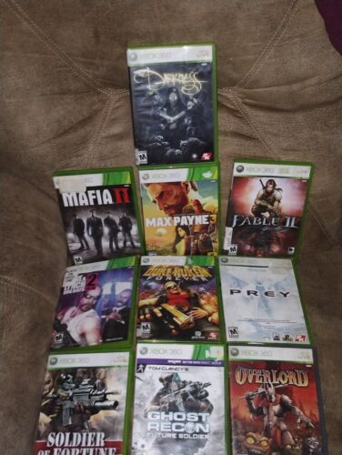 New ListingLot Of 10 Xbox 360 Games *TESTED AND WORKING*