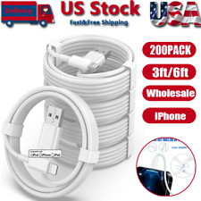 Fast USB Data Charger lot Cables Cords For Apple iPhone 5 S 6 7 8 13 14 X Plus