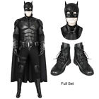 The Batman 2021 Costume Cosplay Suit Bruce Wayne Halloween Outfits Handmade