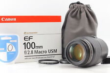 Canon EF 100mm F/2.8 MACRO USM f2.8 AF Prime ULTRASONIC Lens from JAPAN [N MINT]