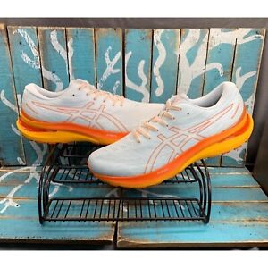 Asics GEL Kayano 29 Running Shoes Sneakers White Nova Orange 1011B661 Mens 12