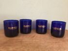 4 Harveys Bristol Cream - Tumbler Glasses - Cobalt Blue  - 3 1/2