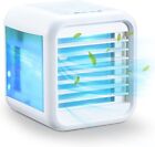 Portable Air Conditioner Fan, Personal Air Cooler with Icebox, USB Desk Fan