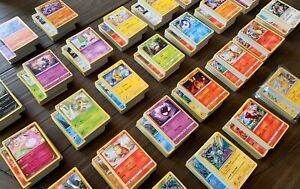 Pokemon 1000 Card Bulk Lot Common Uncommon Vintage And New Cards Mixed No Energy